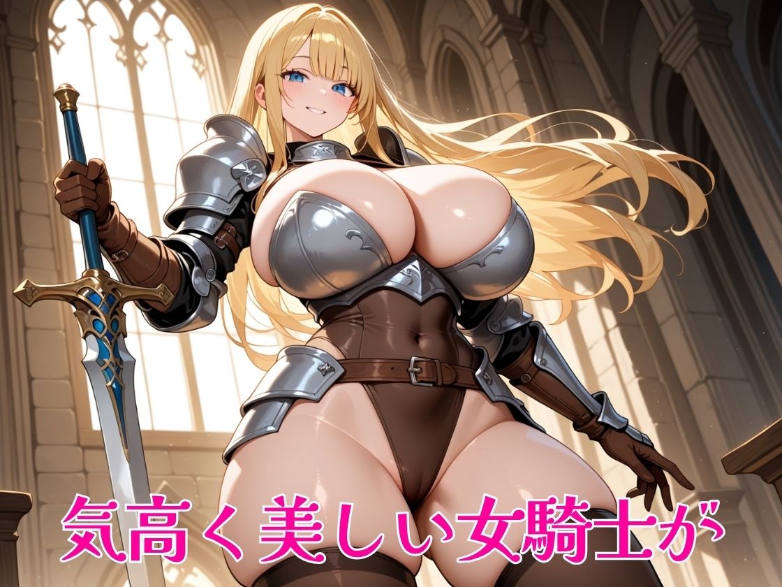 【即抜き】異種姦スライドパズル Vol.1 爆乳女騎士レイナ サンプル3ページ目