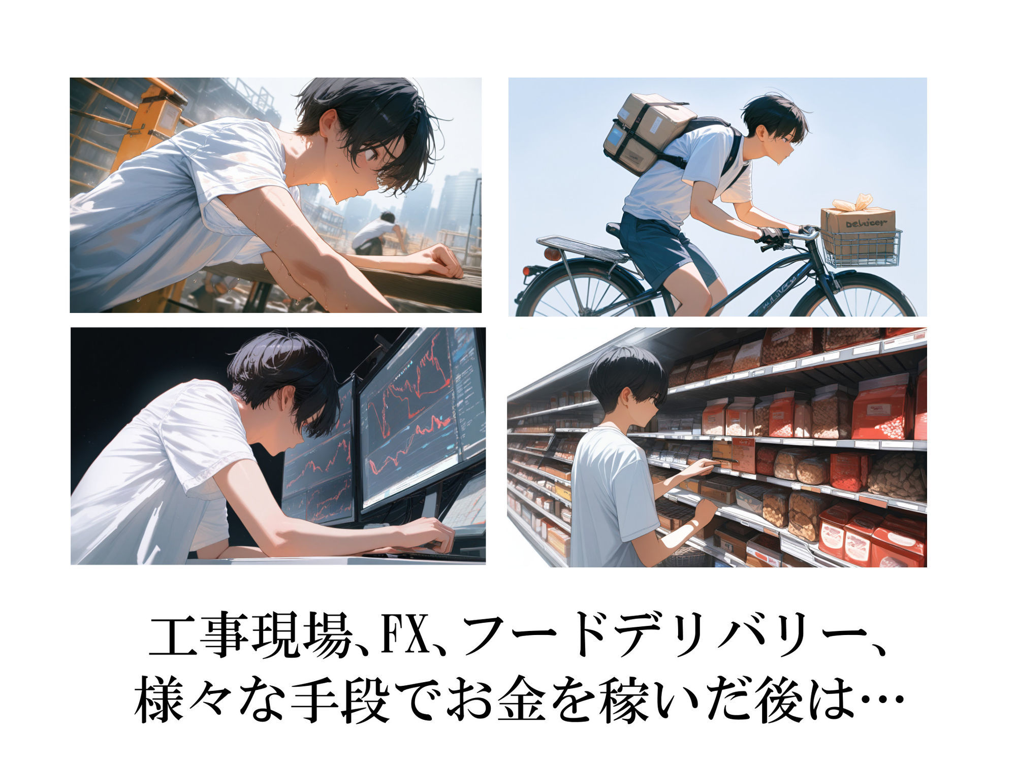 兄の性欲処理でお小遣いを稼ぐ妹【ゲーム版】 サンプル4ページ目