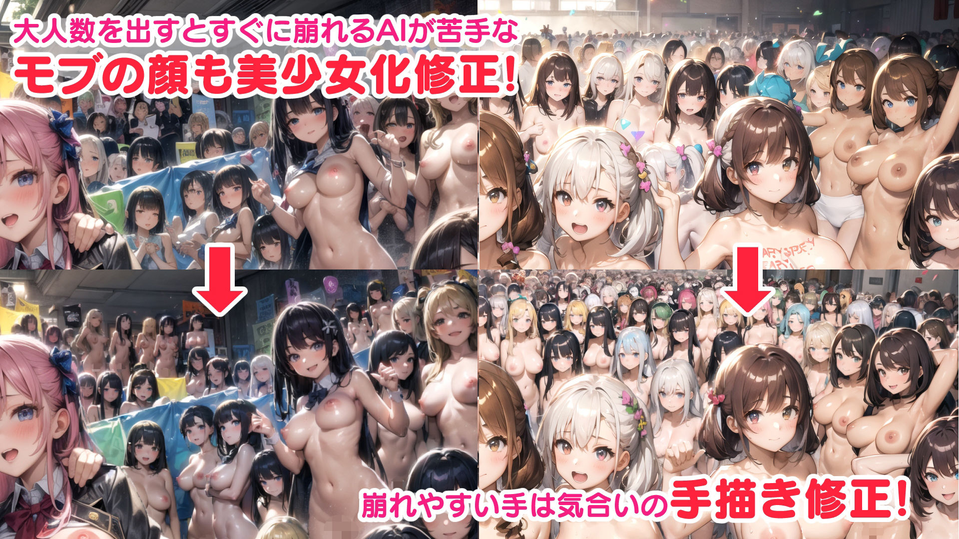 超ハーレム肉便女学園育成授業〜この世全ての美少女はご主人様に子宮も人権も捧げます（ハート）〜 サンプル2ページ目
