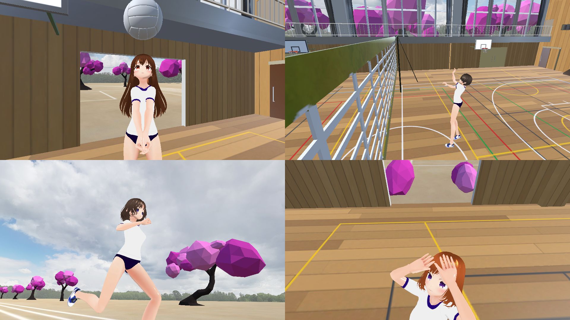 ○○学園の日々 バレーボール部編 サンプル3ページ目