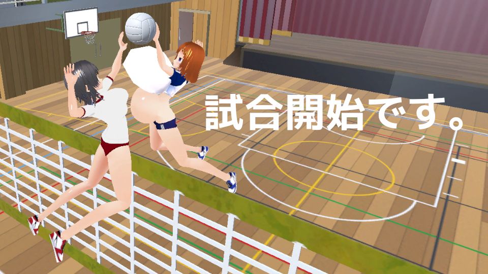 ○○学園の日々 バレーボール部編 サンプル9ページ目