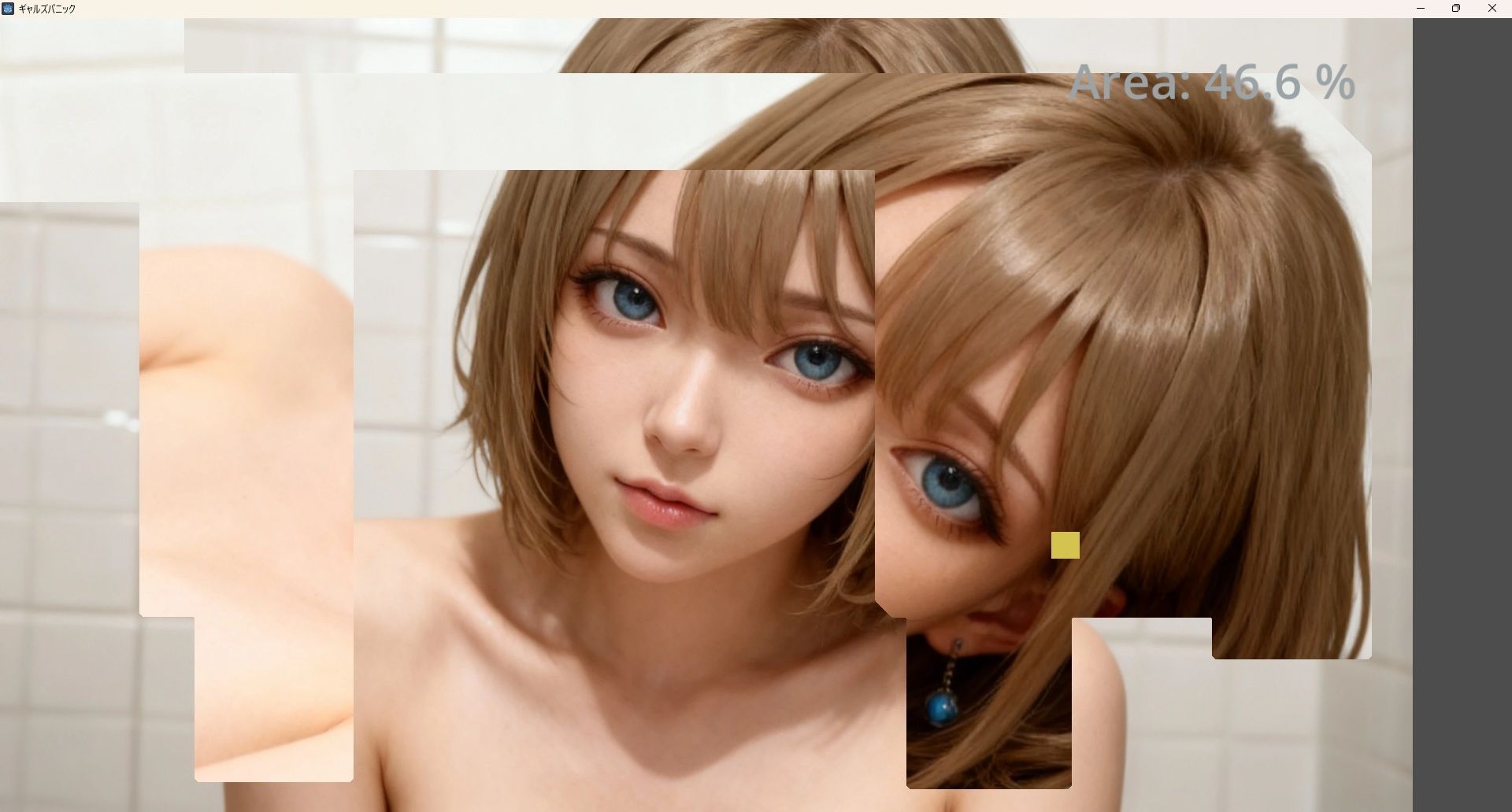 ギャルズパニック系脱衣ゲーム サンプル1ページ目