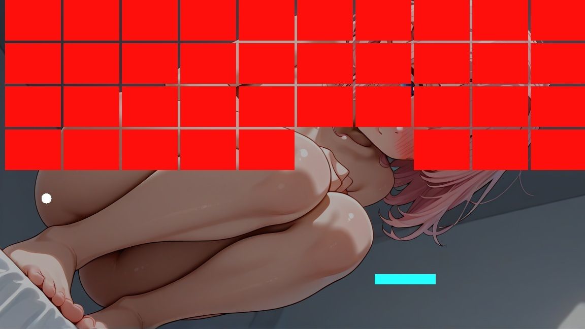 脱衣ブロック崩し（アルカノイド風） サンプル1ページ目