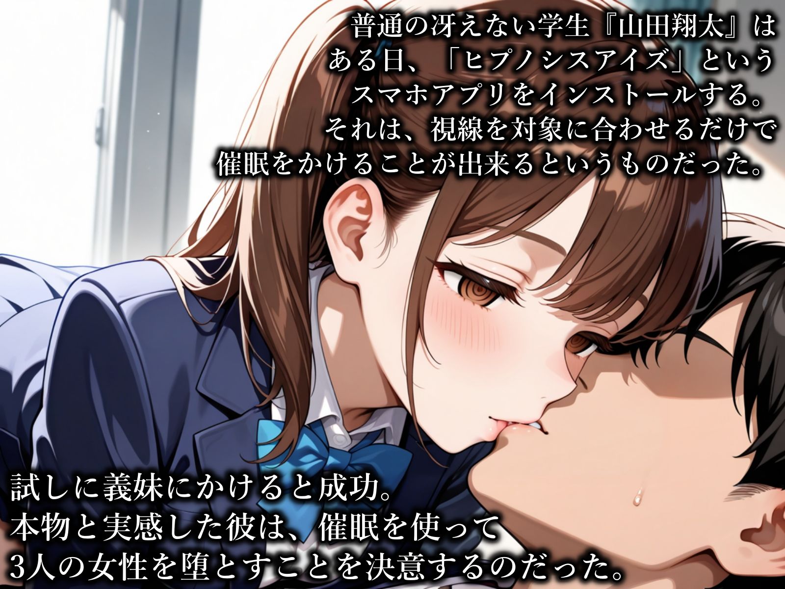 瞳ノ檻〜視線催●調教アプリ〜 サンプル1ページ目