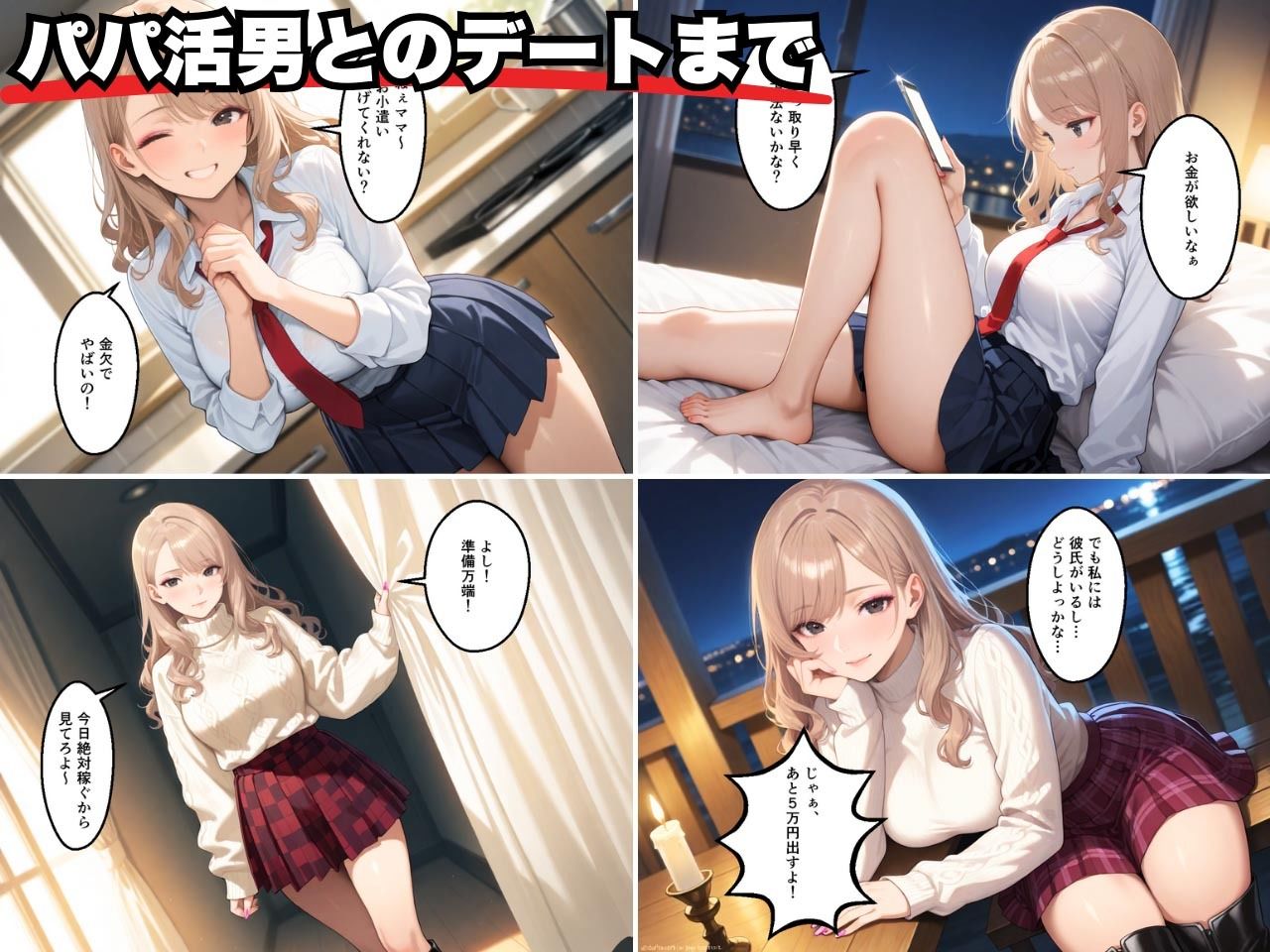 NTRクリッカー  -ゆい編- サンプル4ページ目