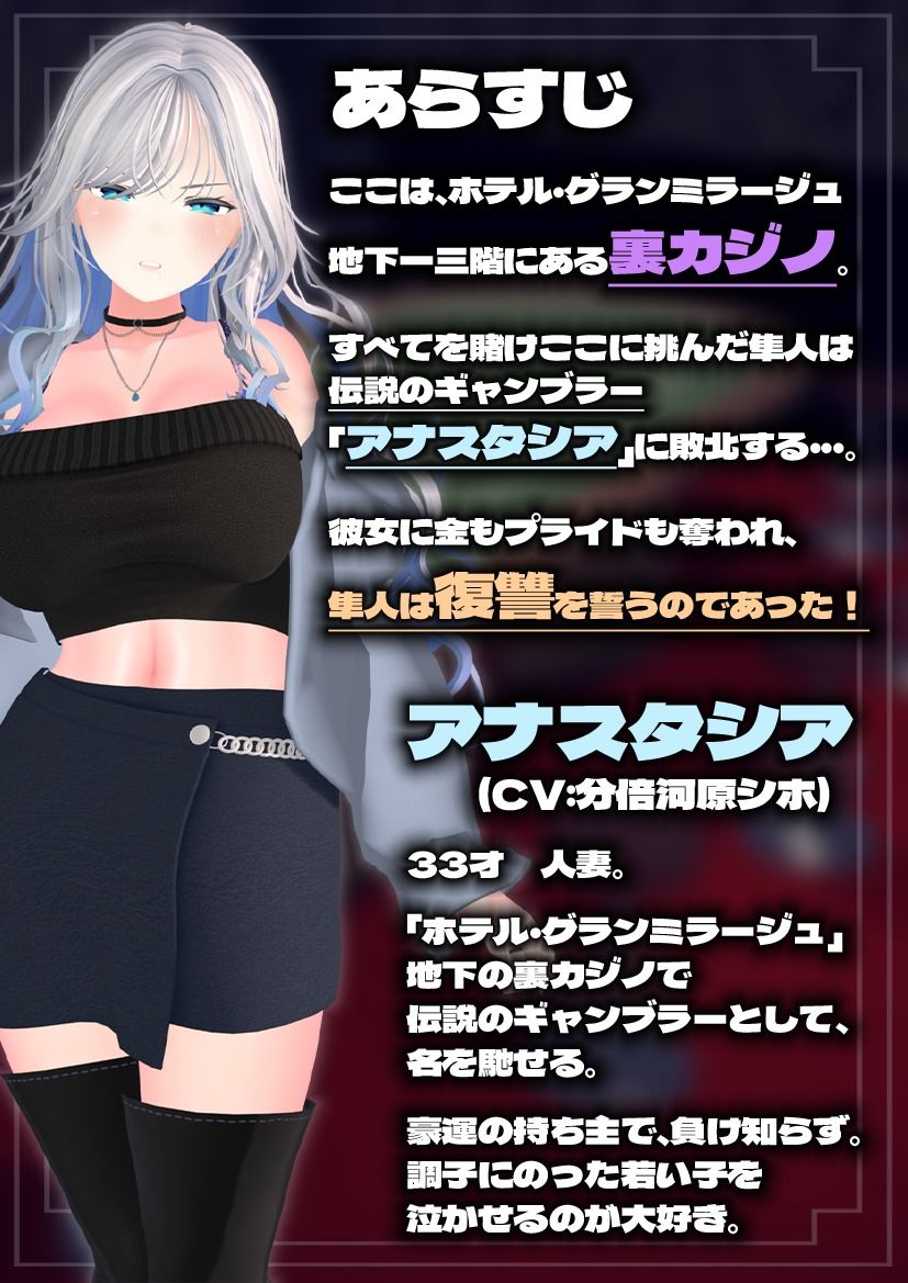 【CV:分倍河原シホ】脱衣ロシアンルーレット サンプル1ページ目