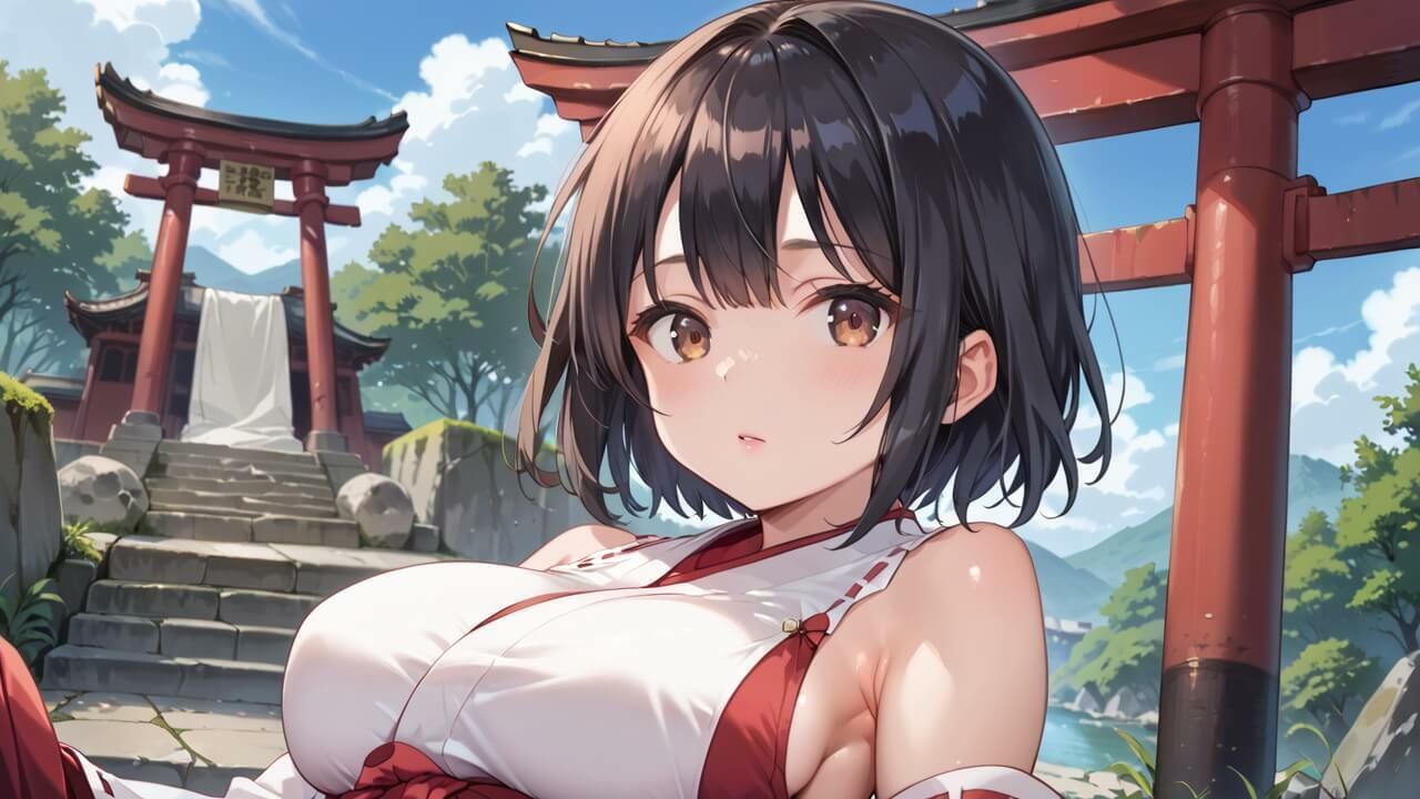 神聖巫女ちゃんが、搾精治療致します！ サンプル3ページ目
