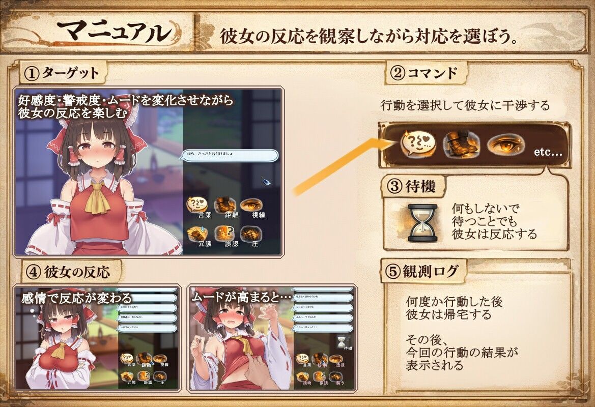セクハラ・リアクション・シミュレーター〜東方・宴会の後片付け編〜 サンプル10ページ目