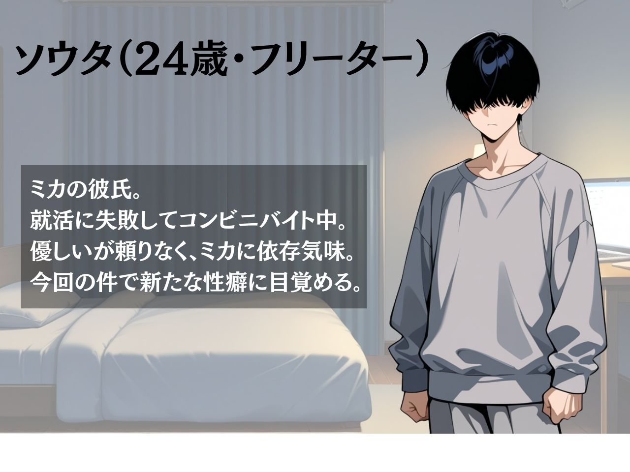 ギャルNTR〜彼女が上司に堕ちるまで〜課長に触れられる度にソウタの顔が遠くなる サンプル3ページ目
