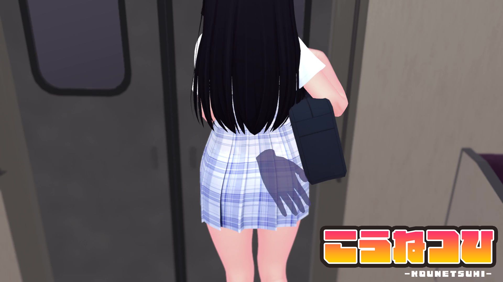 【CV:天知遥】秘密のおさわり痴×電車 サンプル4ページ目
