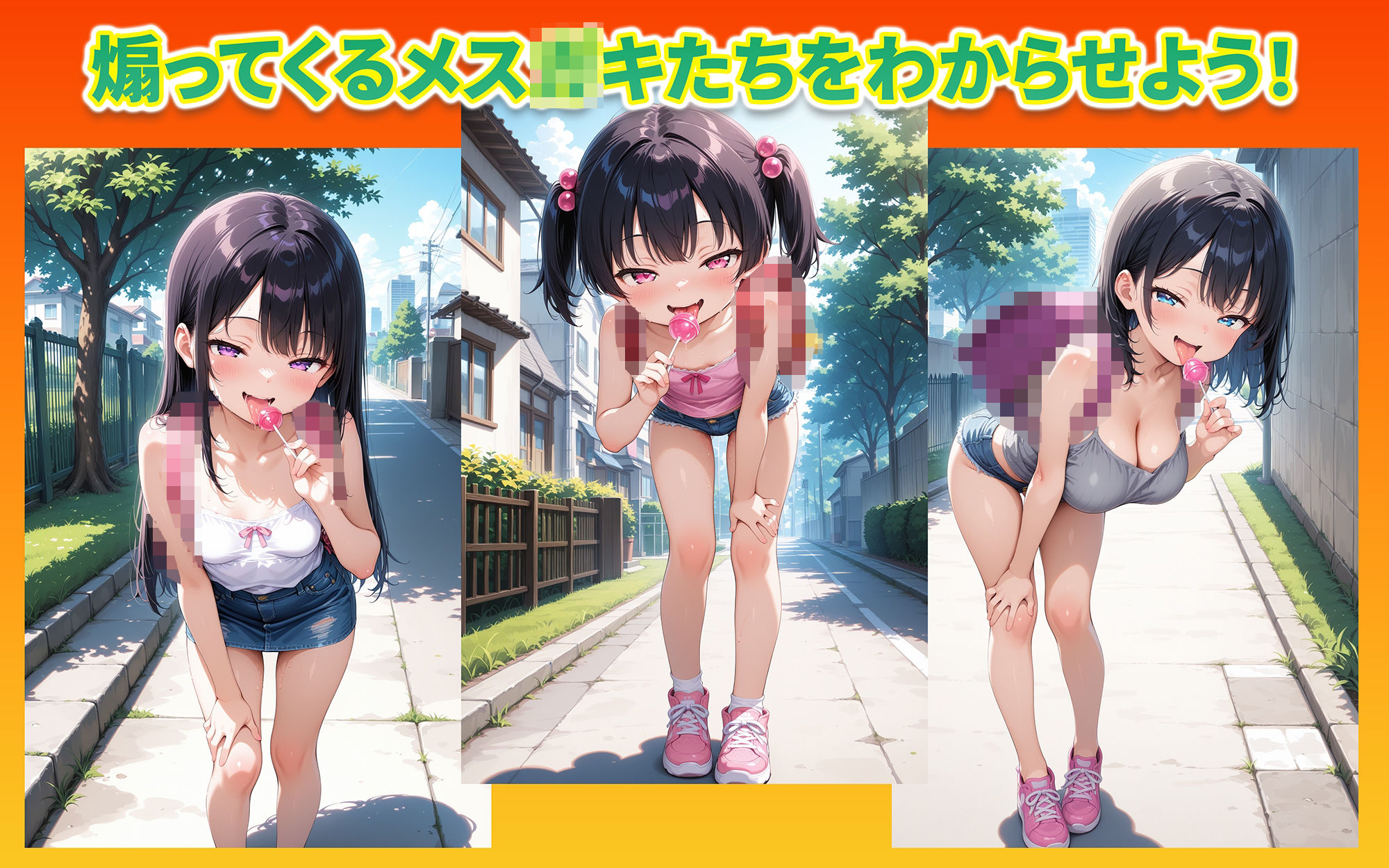 メス○キたたき サンプル2ページ目
