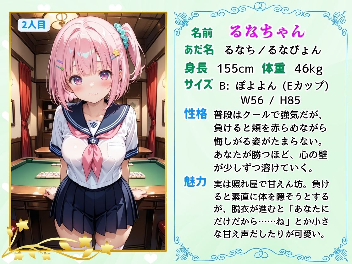 【麻雀ゲーム】コスプレ半脱衣麻雀ゲーム  〜コスプレは全部脱がない方が興奮するでしょう！〜 サンプル3ページ目