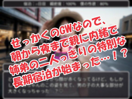 お姉ちゃんと僕のお泊まり体験談！ サンプル1ページ目
