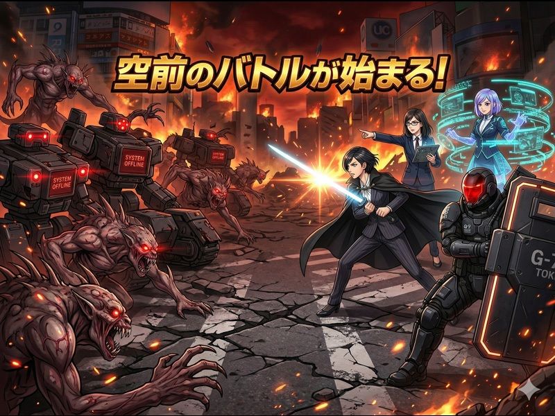 【第4次世界大戦】最強OL大統領の無限殺戮 サンプル1ページ目