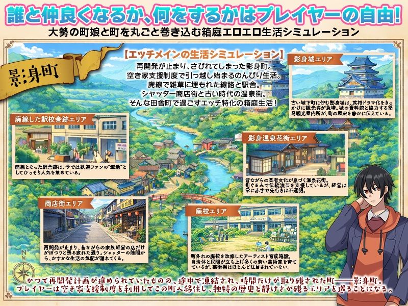 影身町SIM  箱庭エロエロ生活シミュレーション サンプル2ページ目