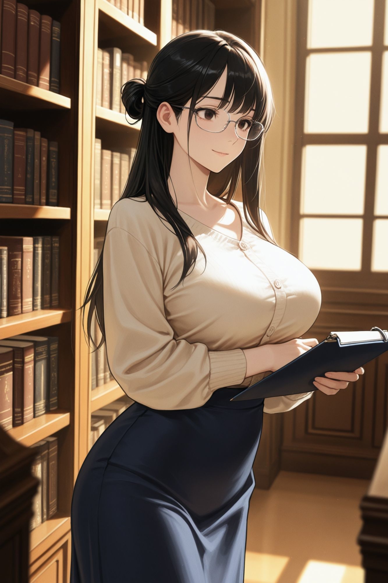 昼は図書館勤務、夜はキャバ嬢――23歳 ひまりの日常【BGM付きフォトストーリー】 サンプル1ページ目