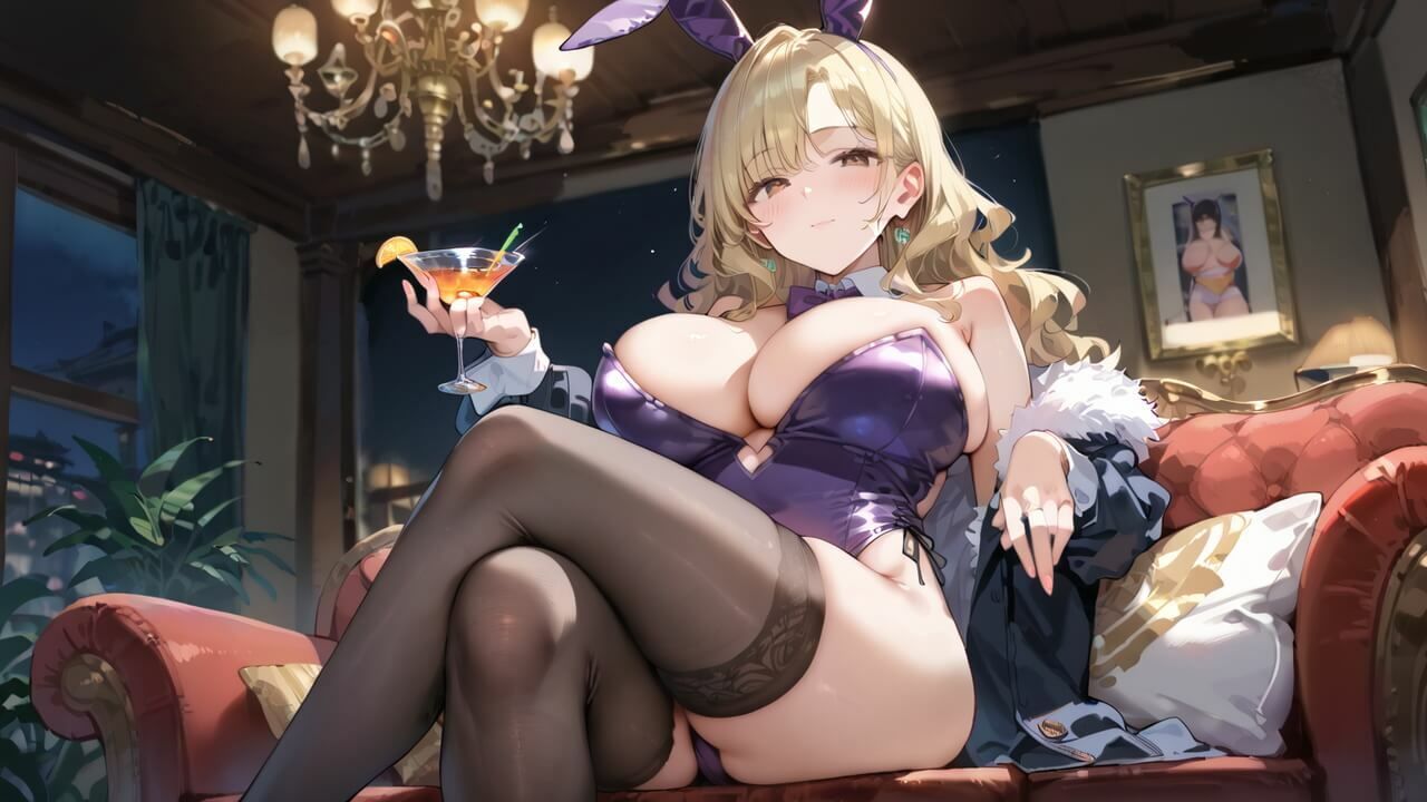 ウサギ愛好家が集まる秘密のバー★ルナちゃんの誘惑がとまらない！ サンプル4ページ目