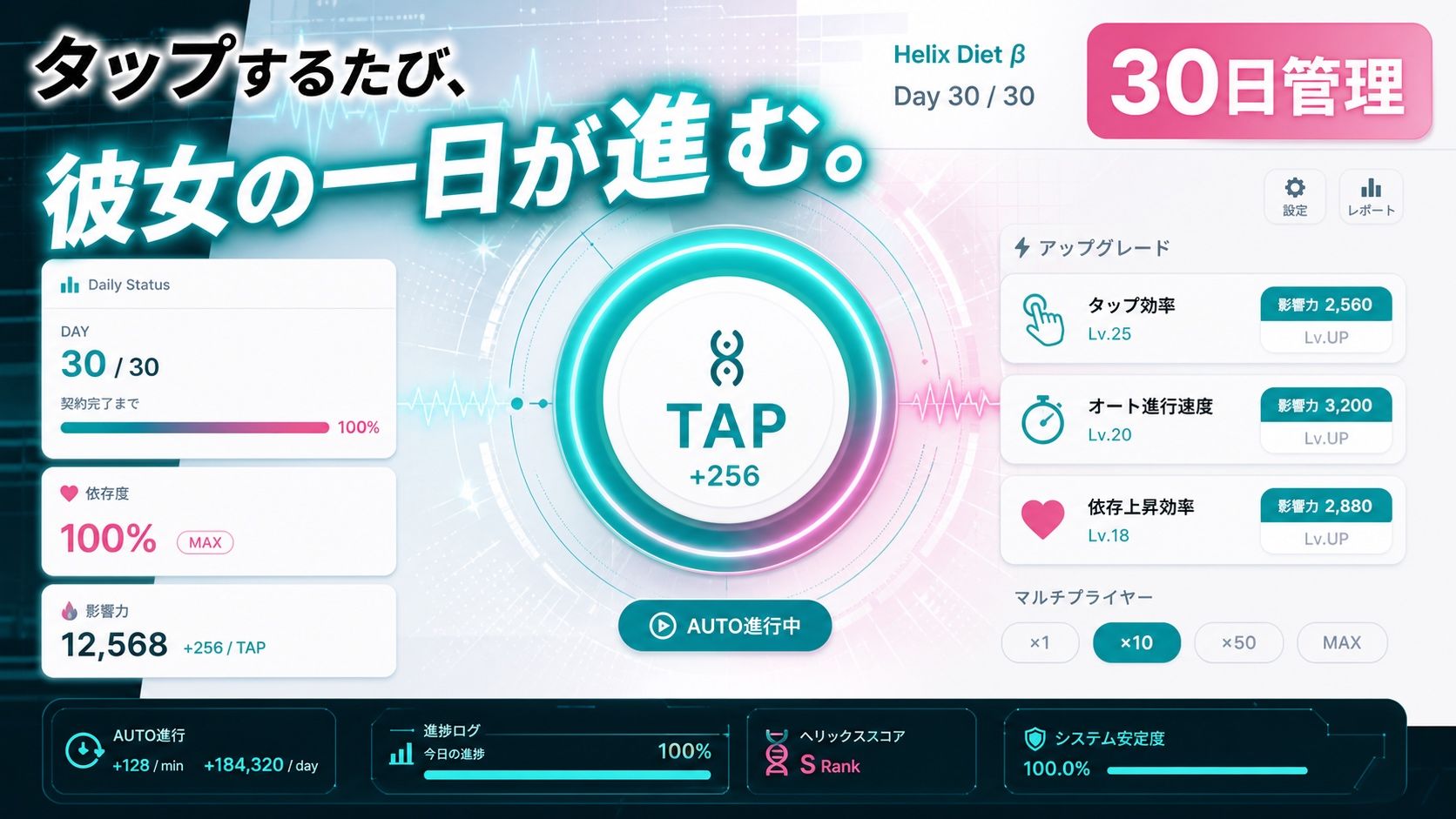 30日で堕ちる巨乳後輩OLの催●ダイエット サンプル2ページ目