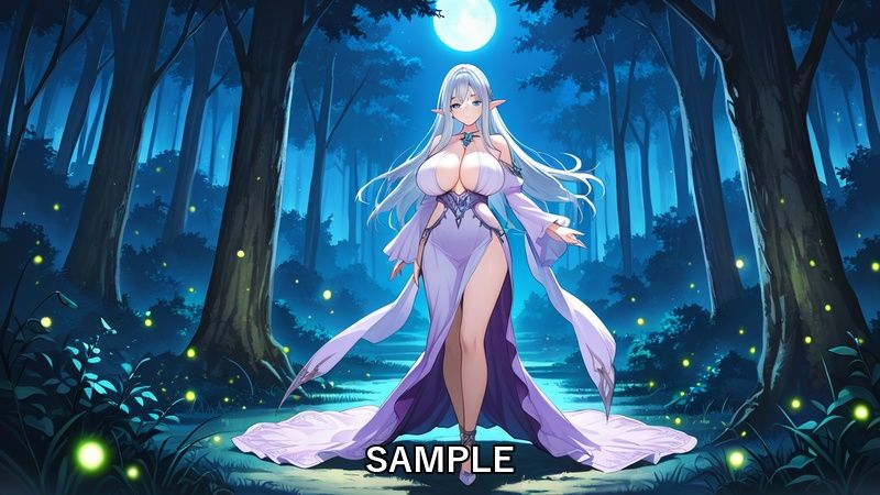 森のエルフと秘密の契約 サンプル1ページ目