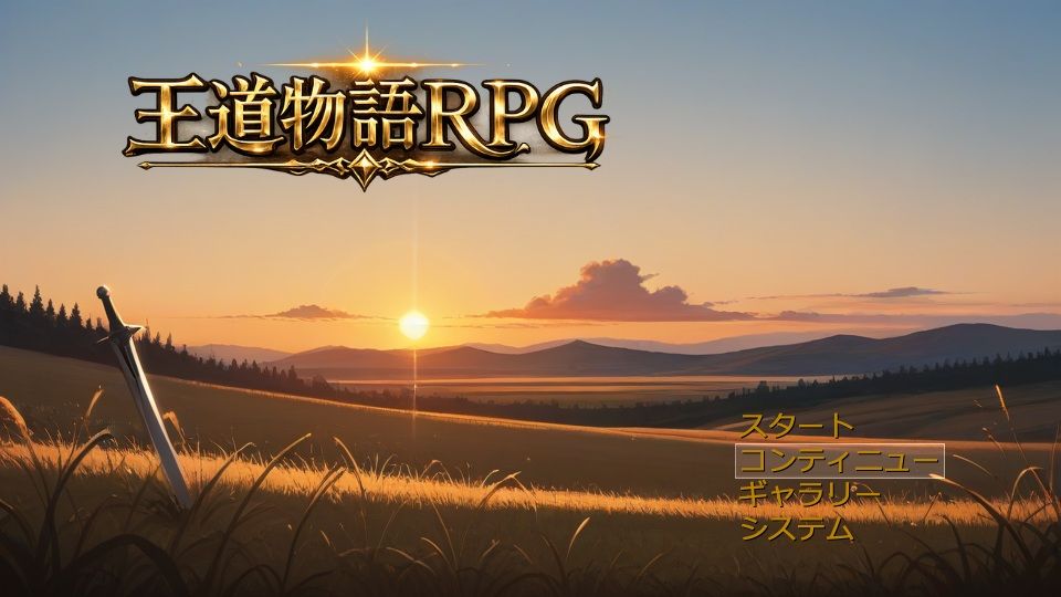 王道物語RPG サンプル1ページ目