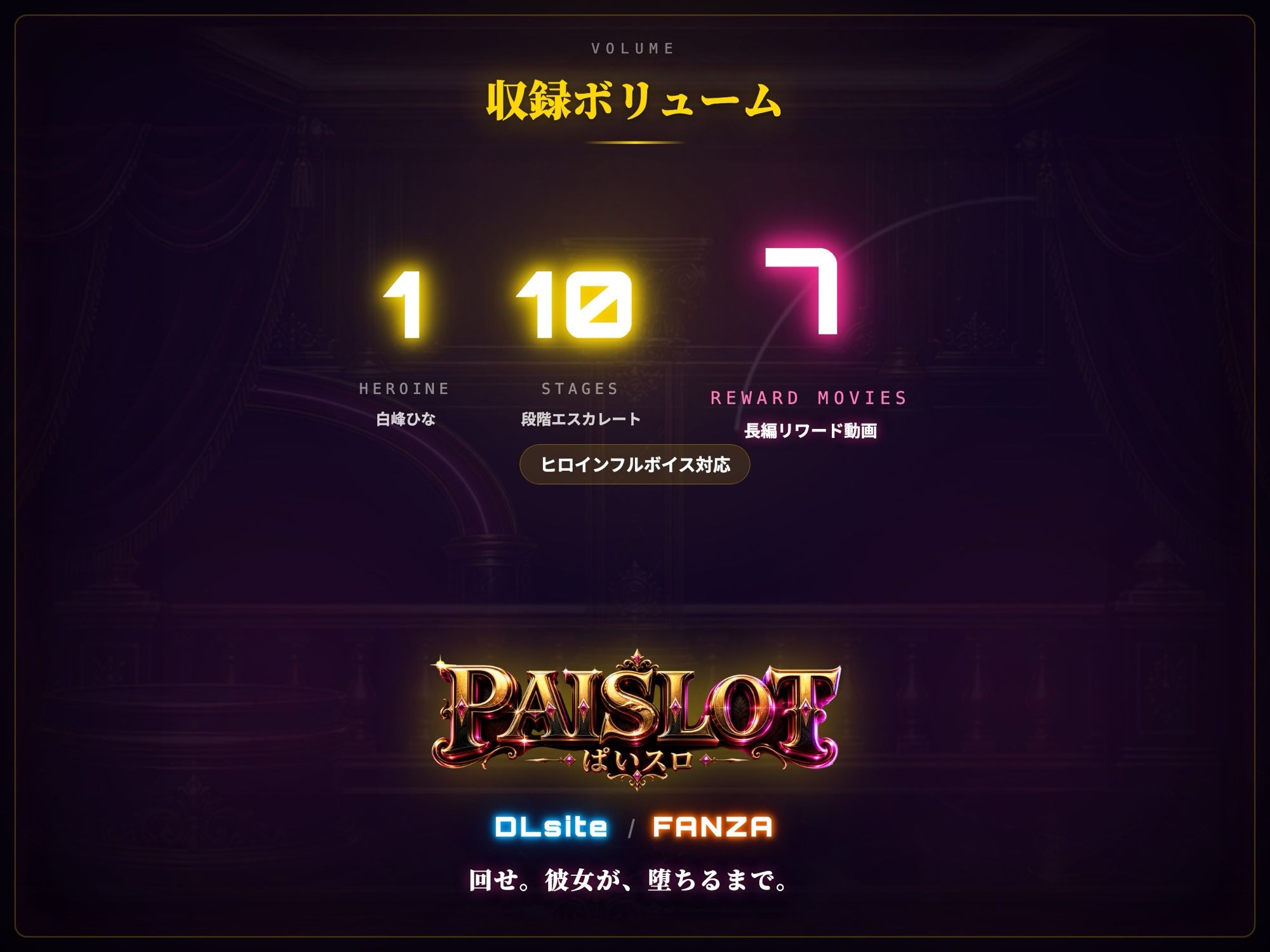 PAISLOT ぱいスロ 〜回すほど白峰ひなが変わっていく、地下裏カジノ連動スロット〜 サンプル7ページ目
