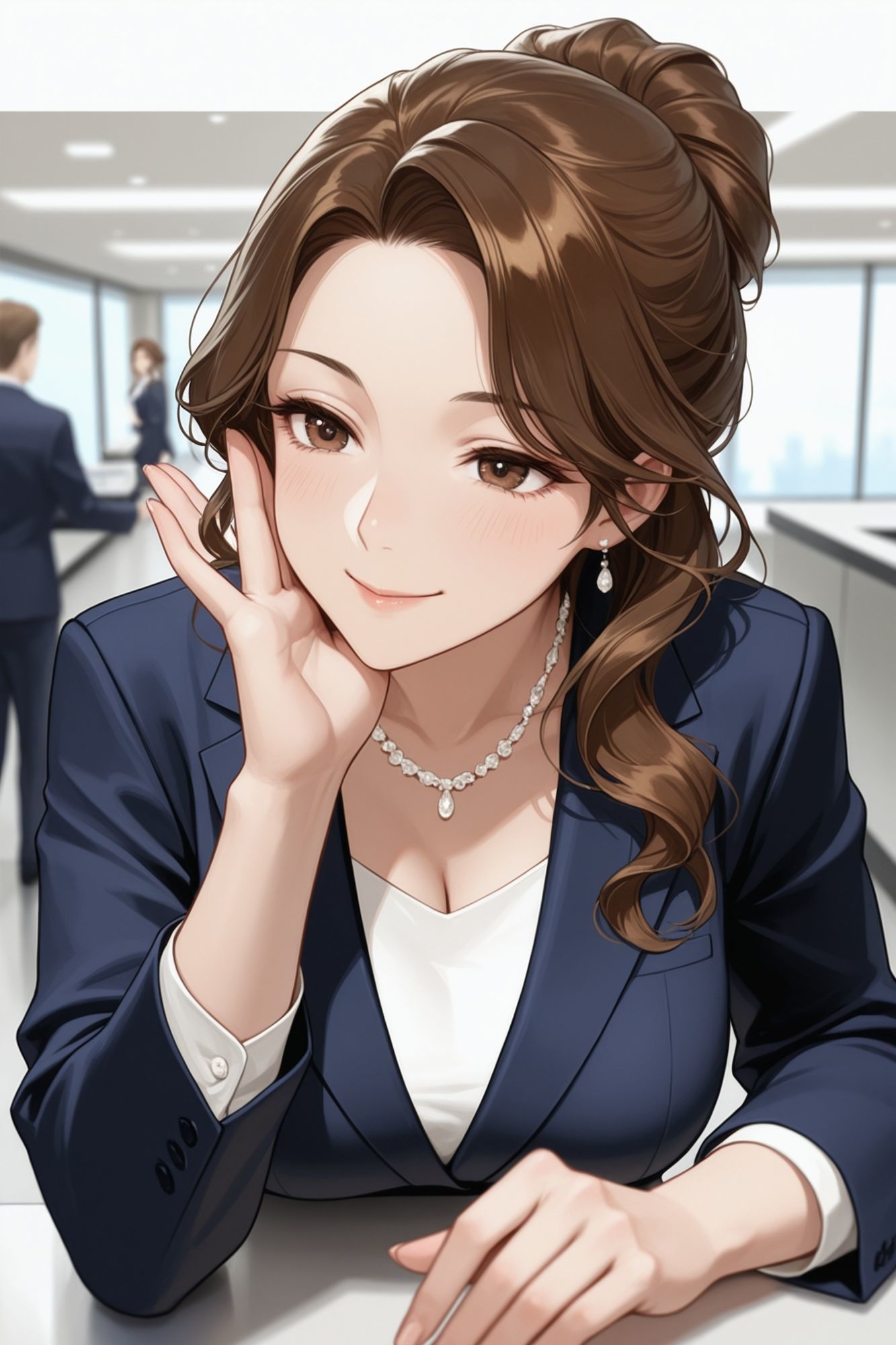 昼は商業ビル受付、夜はキャバ嬢――26歳 莉奈の日常【BGM付きフォトストーリー】 サンプル4ページ目