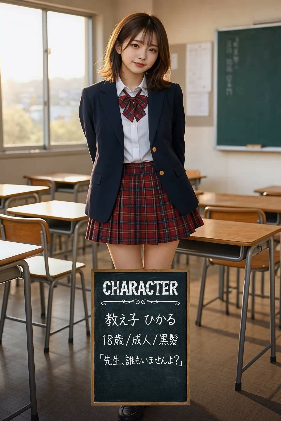 放課後、教え子と二人きりの教室で。 サンプル5ページ目