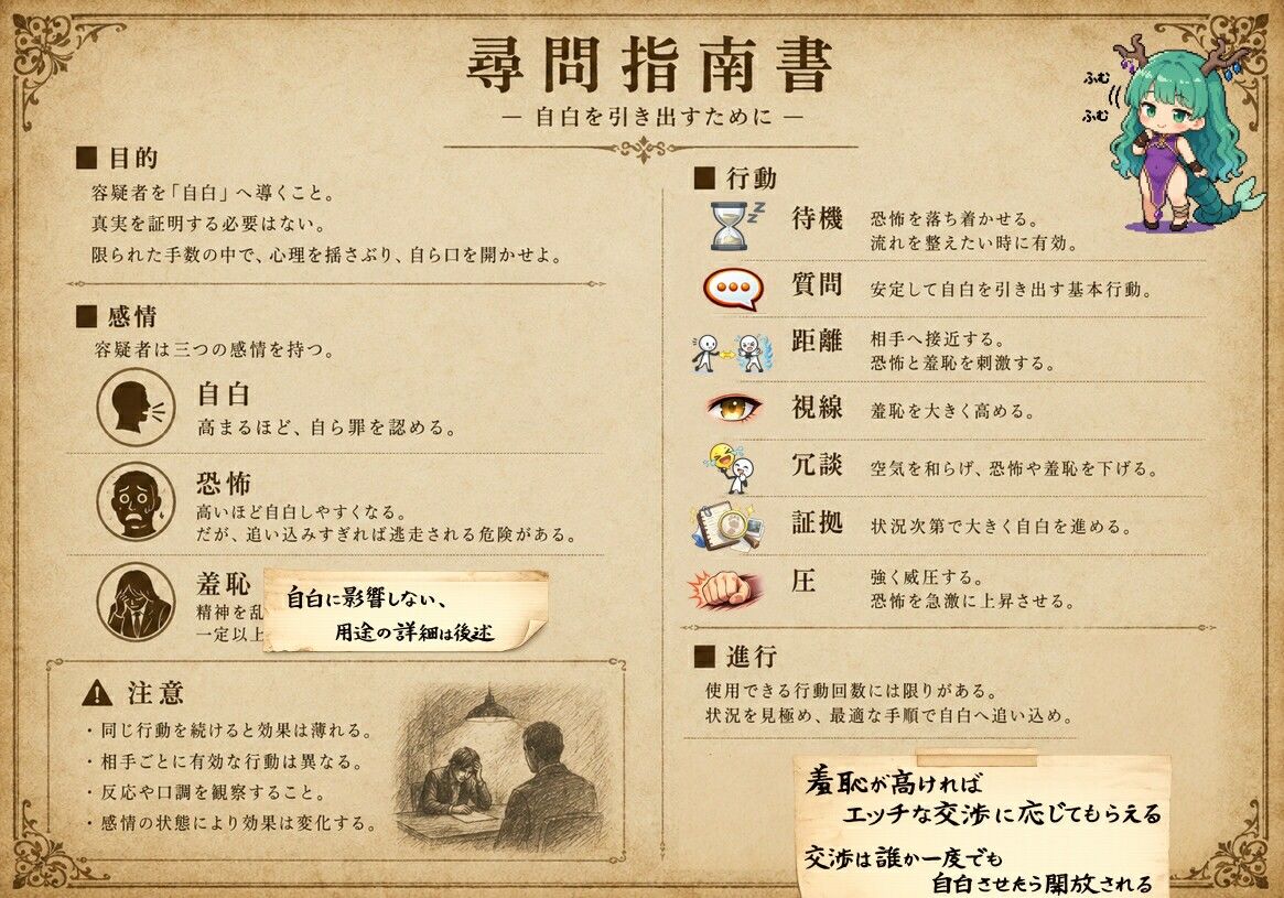 セクハラ尋問〜自白させてエッチな交渉〜 サンプル10ページ目