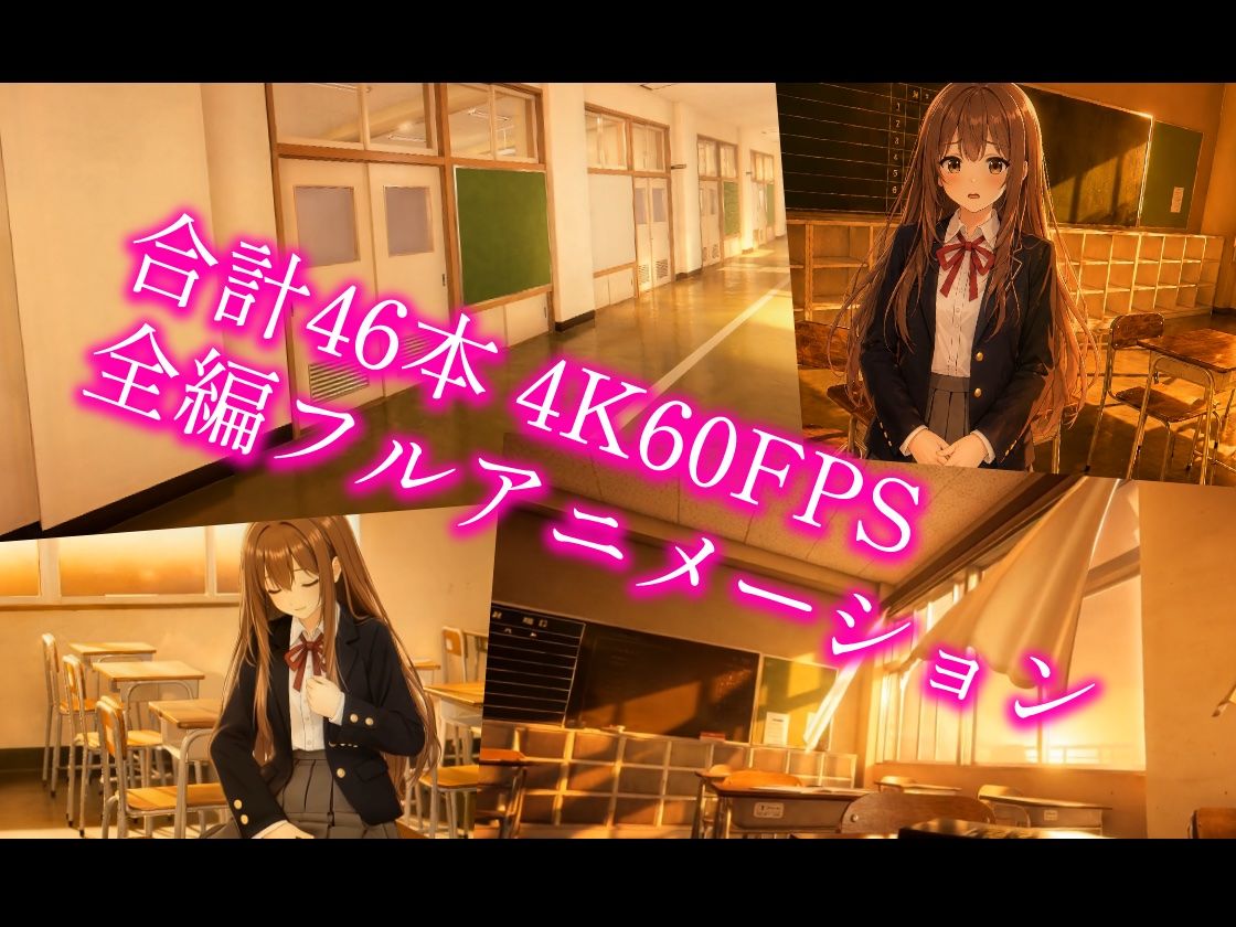 【4Kフルアニメ/フルボイス】巨乳生徒会長のオナニーを見つけ教室で中出しセックスした件【JK教室オナニーシリーズ】〜桜井しおり編〜 サンプル5ページ目