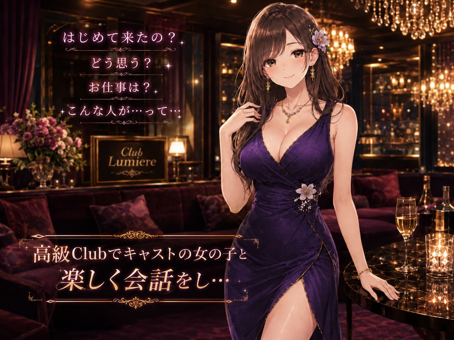 夜の蝶を堕とすまで サンプル1ページ目