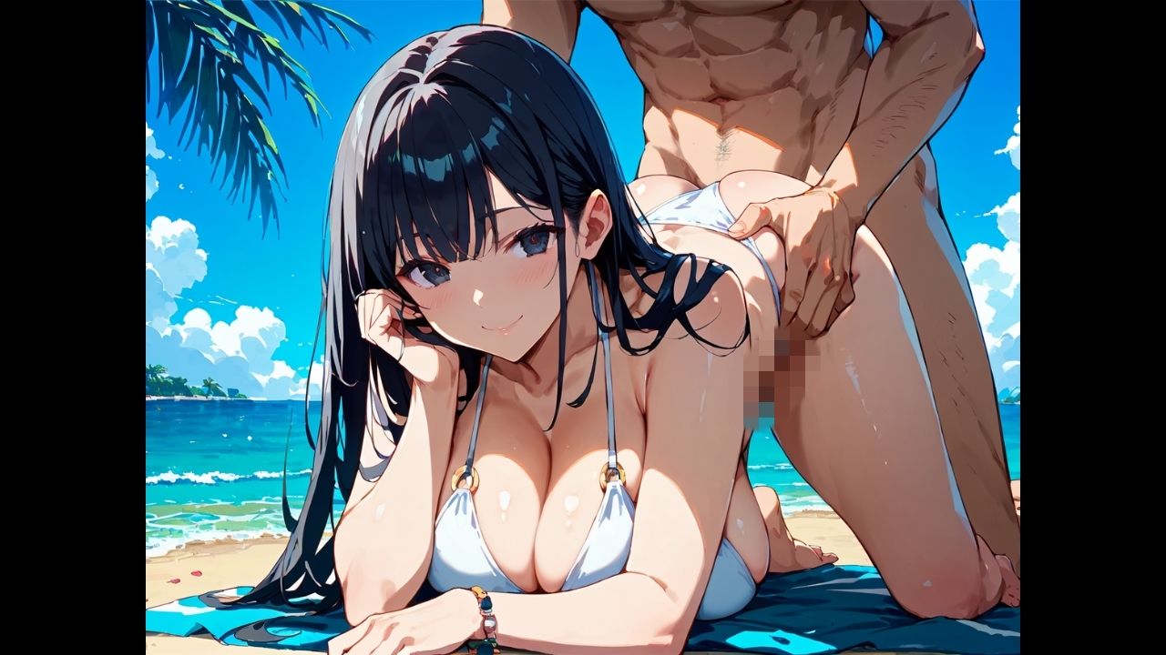ナツイロ。〜爆乳水着おねえさん〜 サンプル10ページ目