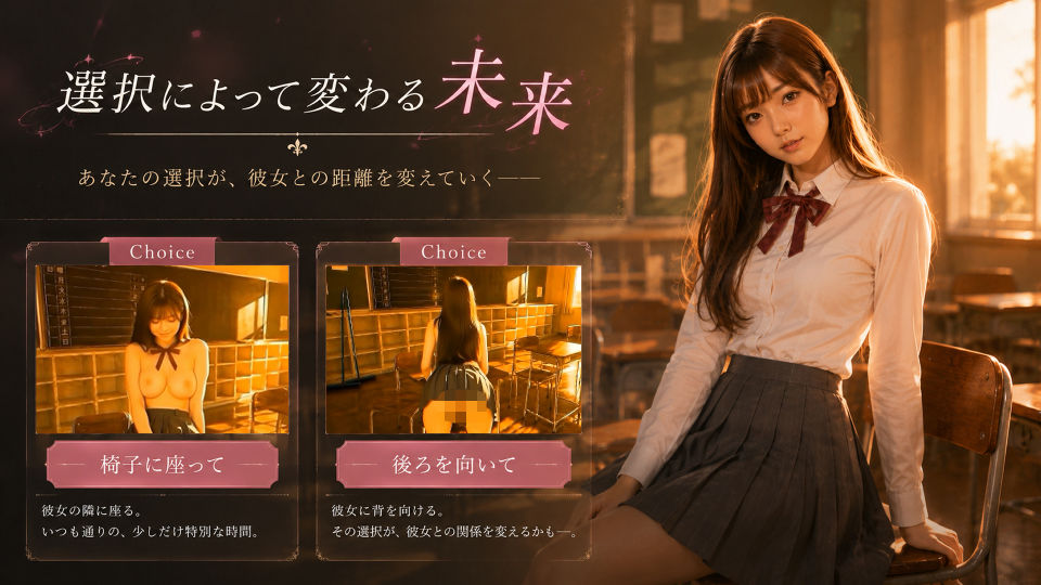 【4Kフル実写版/フルボイス】巨乳生徒会長のオナニーを見つけ教室で中出しセックスした件【JK教室オナニーシリーズ】〜桜井しおり編〜 サンプル5ページ目