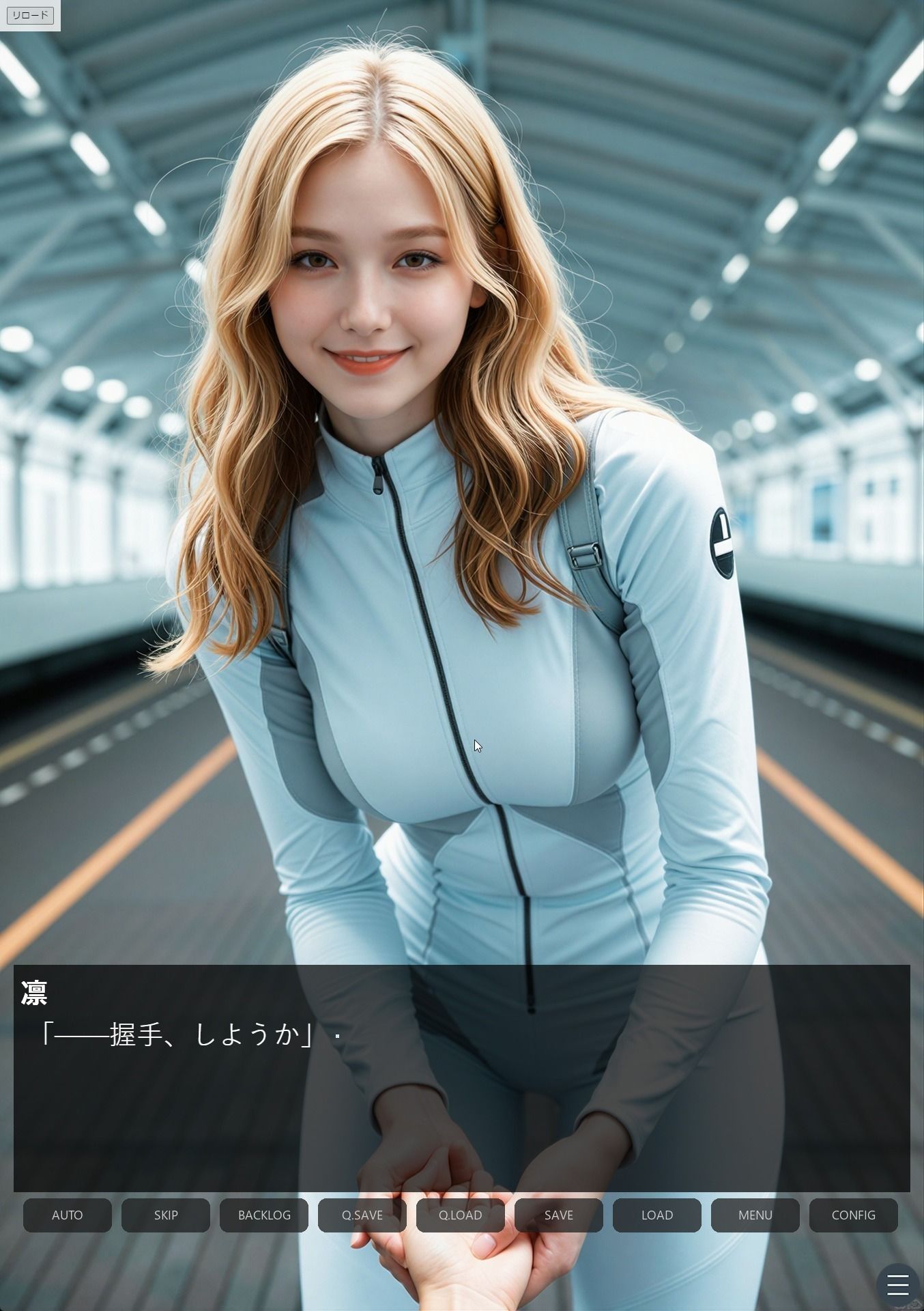 戦隊ヒロイン触手調教 〜黒霧村・堕ちない女ほど高く売れる〜＜ノベルゲーム＞（実写系） サンプル2ページ目