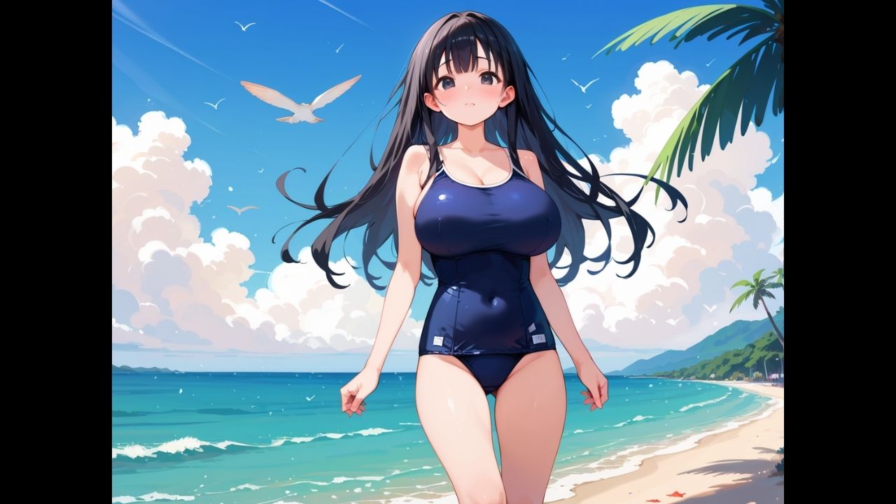 スク水幼なじみと真夏の恋。 サンプル1ページ目