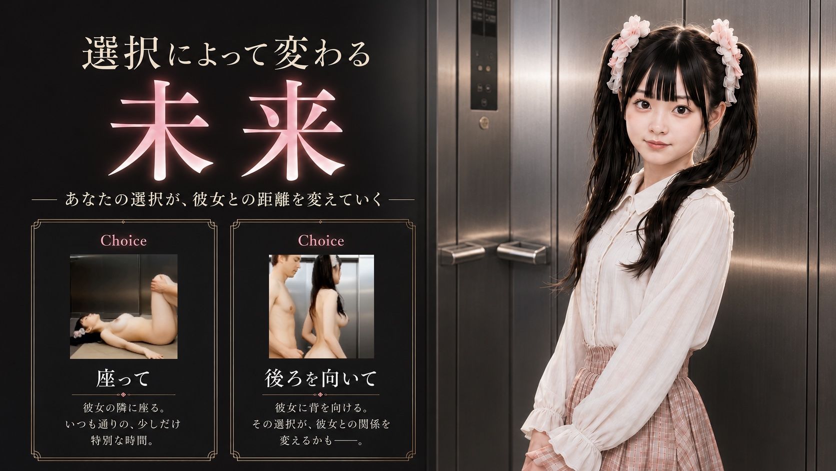 【フル実写動画】密室エレベーターに閉じ込められヤリマン巨乳人妻/ギャル/アイドルと中出しセックスした件 サンプル5ページ目
