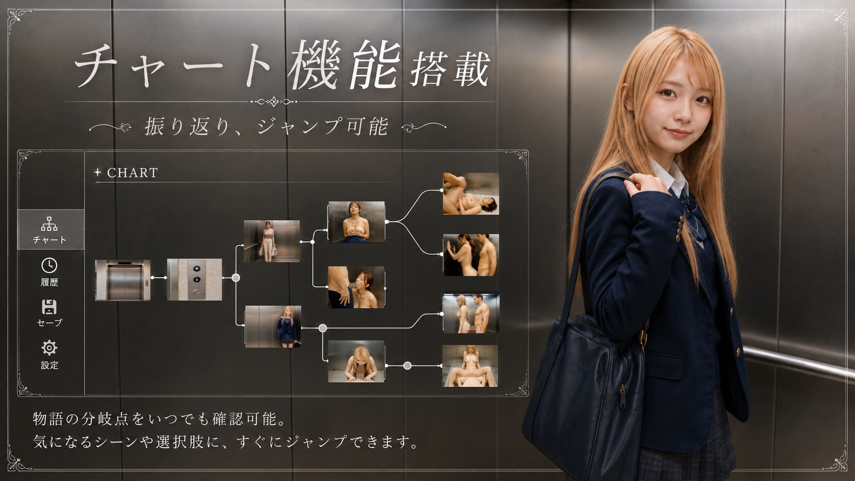 【フル実写動画】密室エレベーターに閉じ込められヤリマン巨乳人妻/ギャル/アイドルと中出しセックスした件 サンプル6ページ目