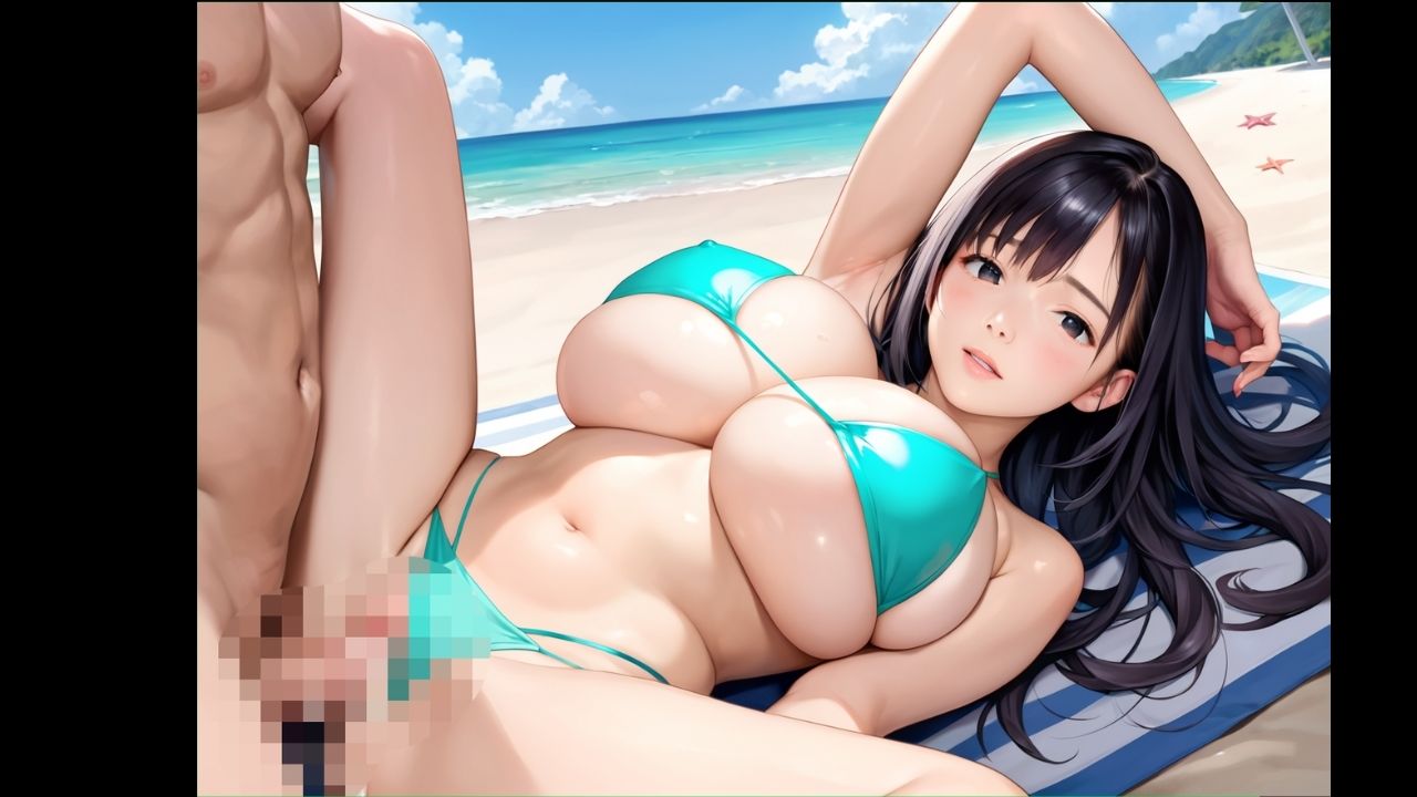 いとこのお姉さんとえちえち海水浴。 サンプル9ページ目