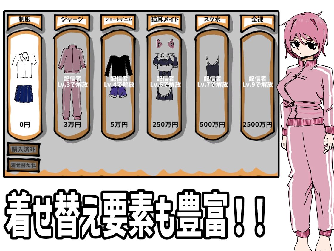 彼女を有名配信者にして優越感に浸る サンプル3ページ目