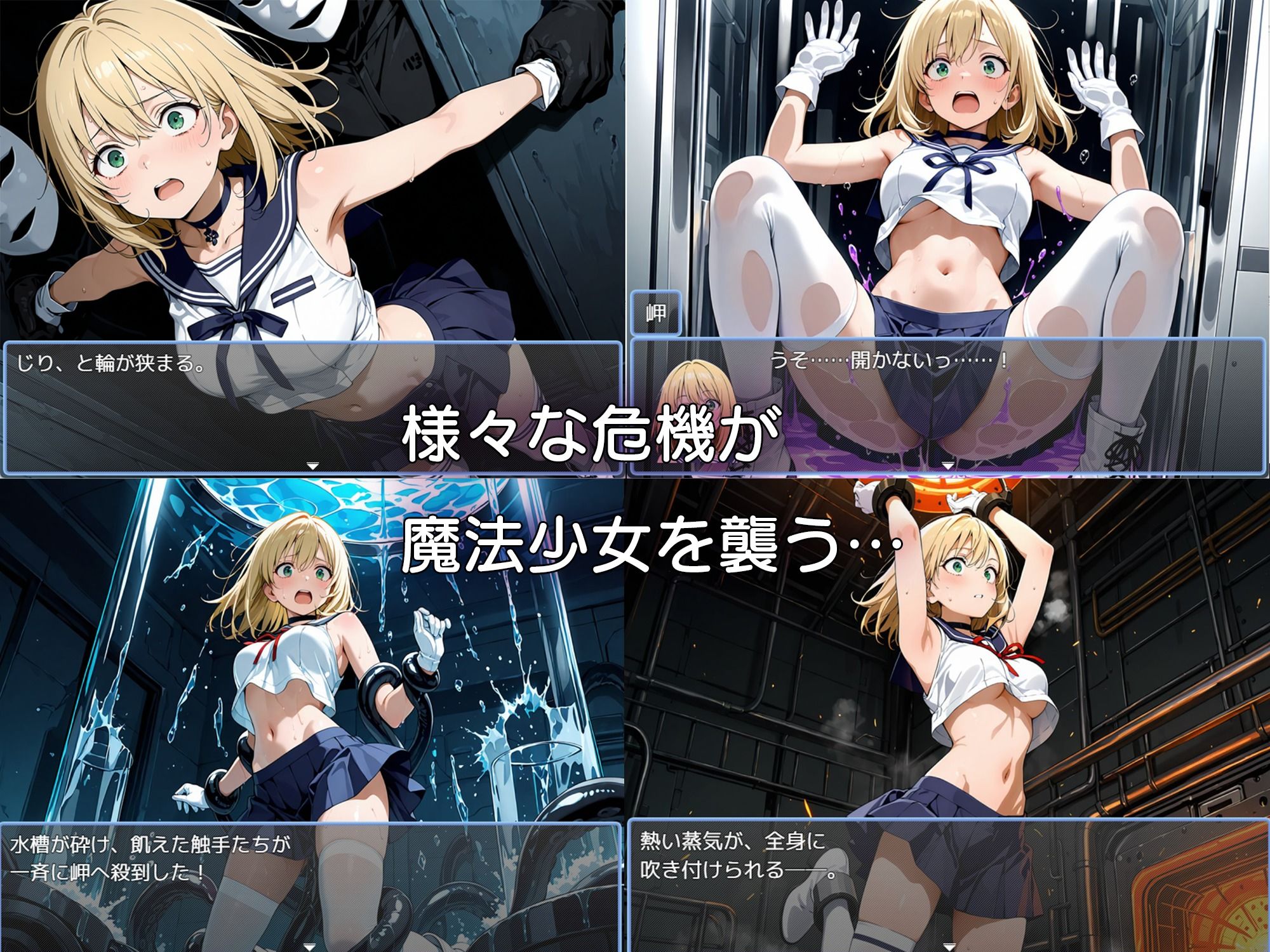 魔法少女セーラーエンシエル サンプル2ページ目