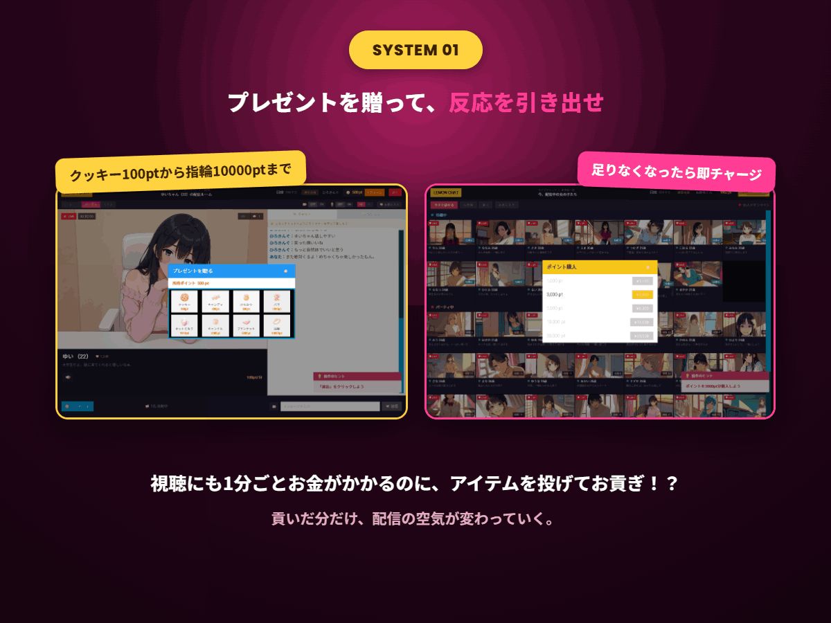22歳清楚ちゃんの甘いライブチャット 〜お貢ぎマゾのお財布くんはもう抜け出せない〜 サンプル2ページ目