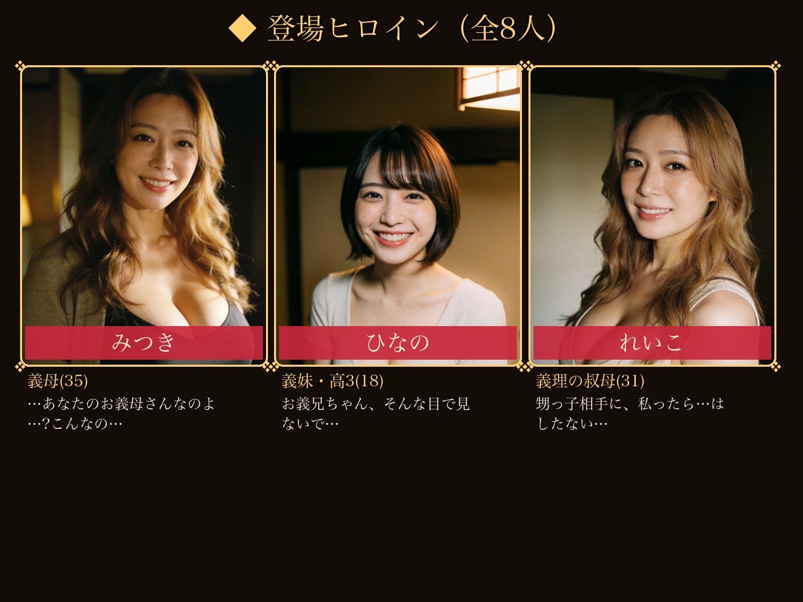 義家族図鑑 サンプル3ページ目
