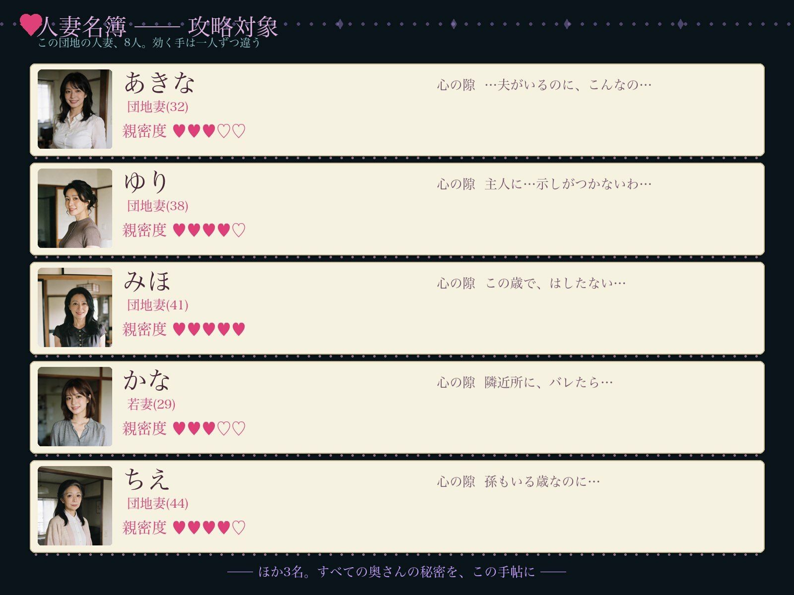 団地妻名鑑 サンプル2ページ目