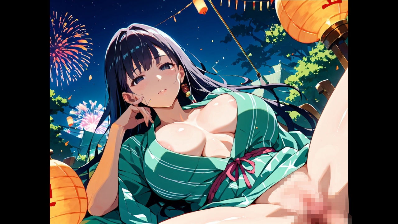 HANABI.〜爆乳着物おねえさん〜 サンプル5ページ目