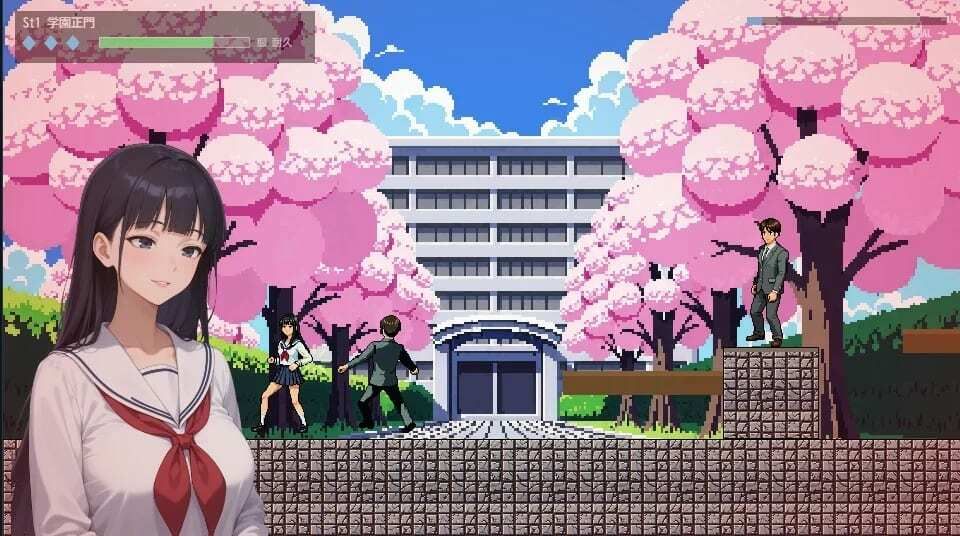 学園戦記 〜出口を目指して〜 サンプル1ページ目