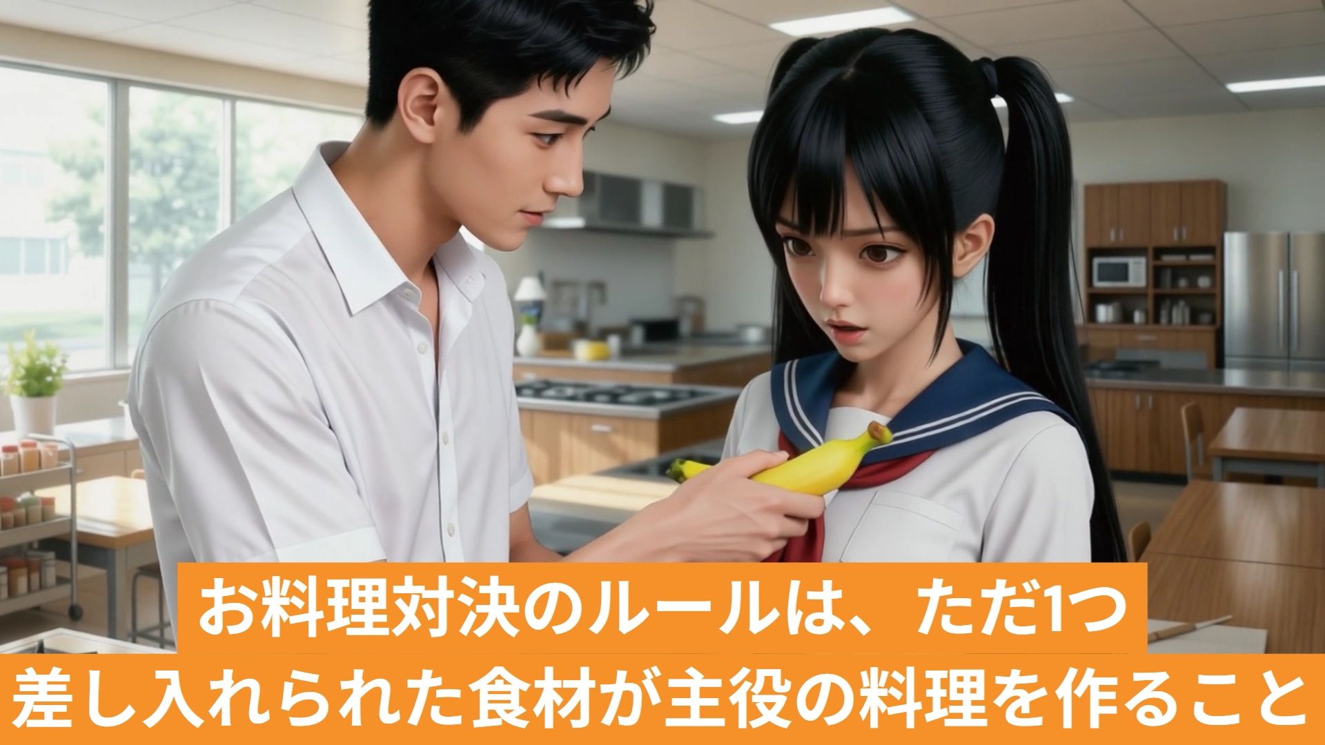 裸にエプロン 学園対抗変態お料理対決 サンプル1ページ目