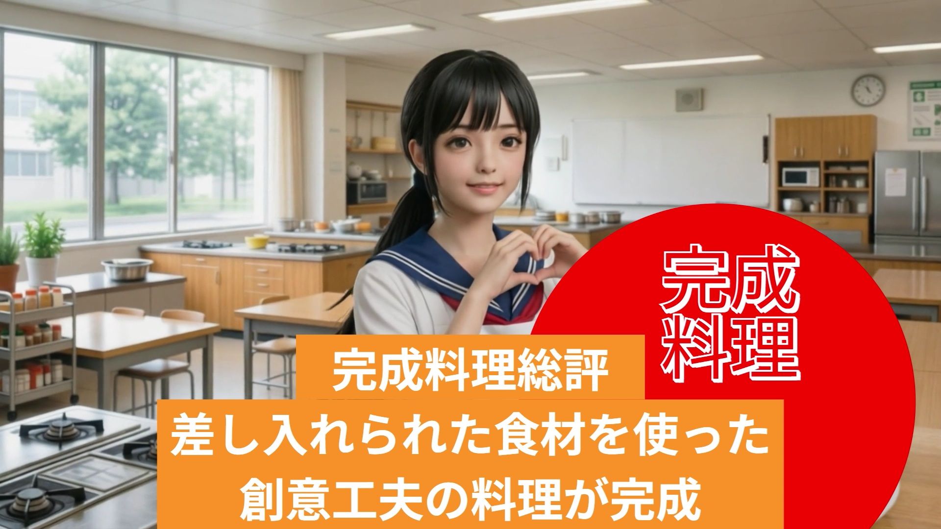 裸にエプロン 学園対抗変態お料理対決 サンプル5ページ目