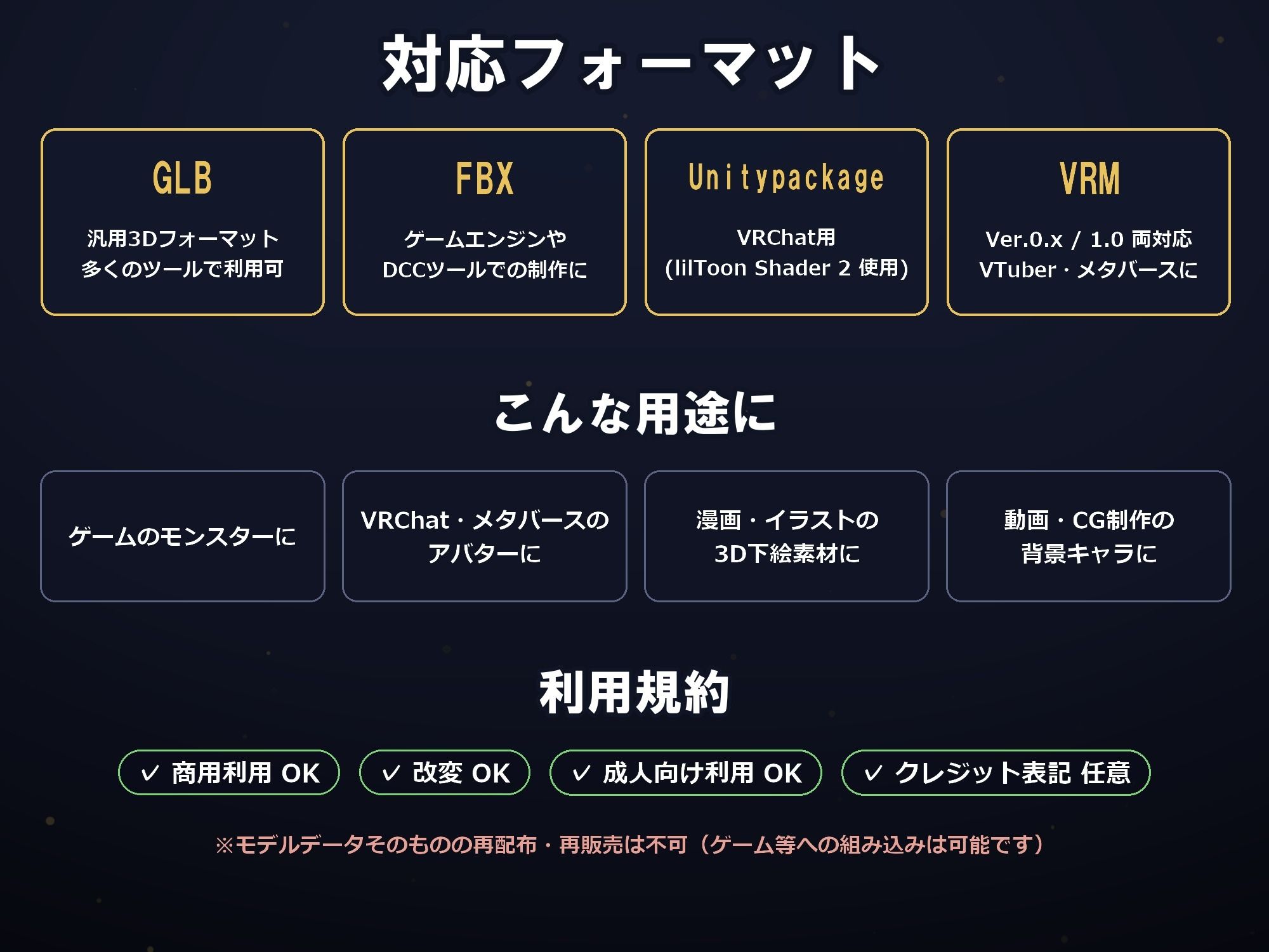 軽量3Dモデル素材集 ゴーレム7種セット サンプル9ページ目