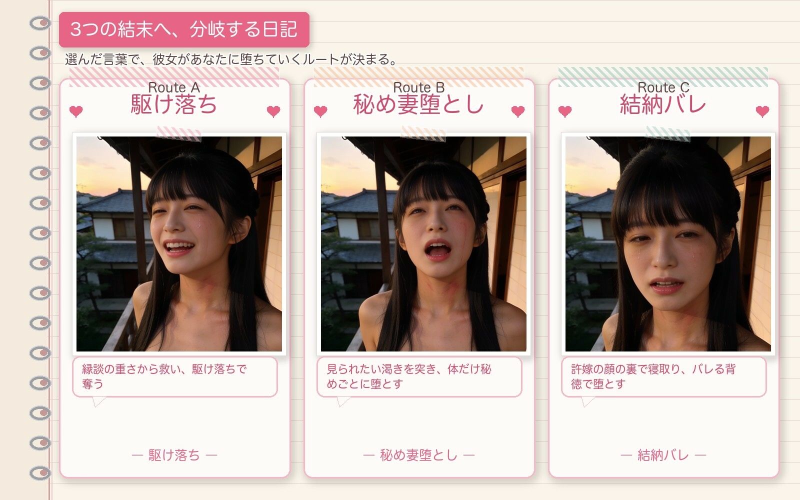 許嫁と縁側の約束 サンプル3ページ目