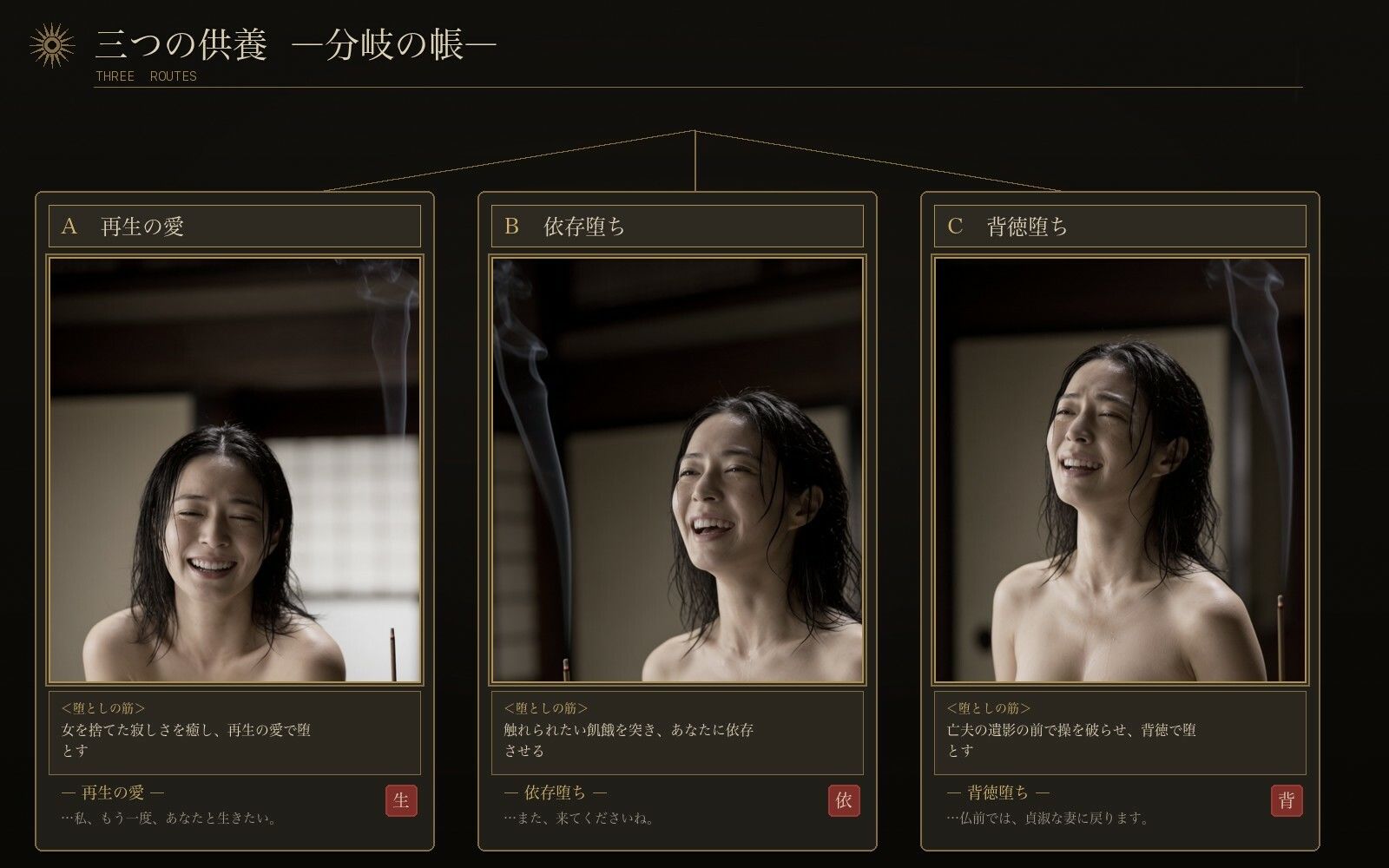 喪服の未亡人 サンプル3ページ目