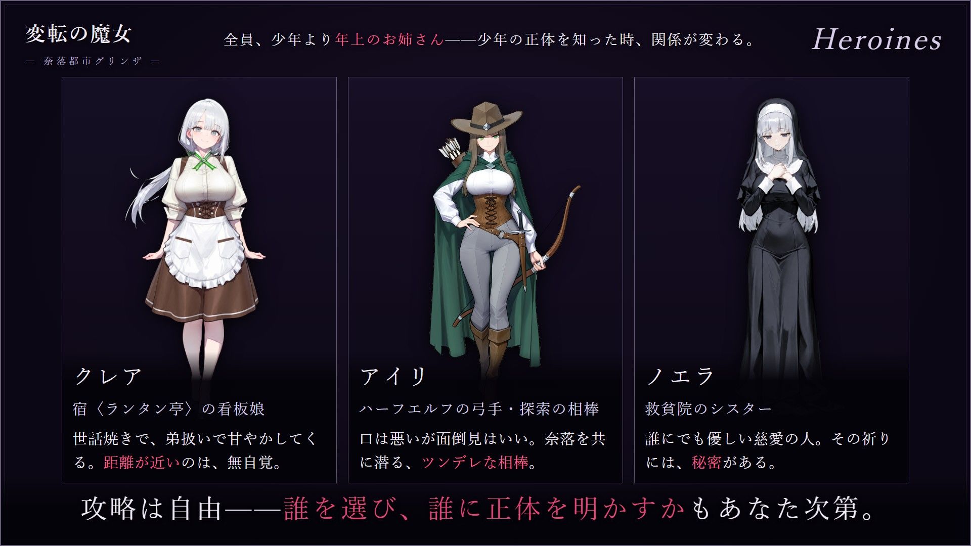 変転の魔女  ー奈落都市グリンザー サンプル2ページ目